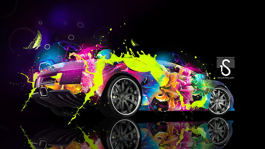Colorful Cars Full HD wallpaper