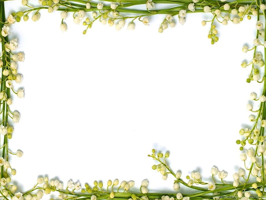 Real Floral Frame Background For PowerPoint Flower PPT. Background HD wallpaper