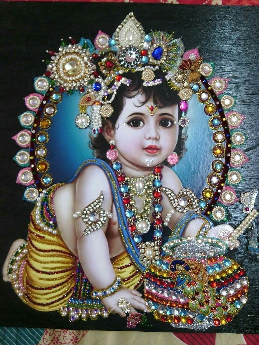 Laddu Gopal - Baby krishna, Laddu gopal, Lord krishna HD phone ...