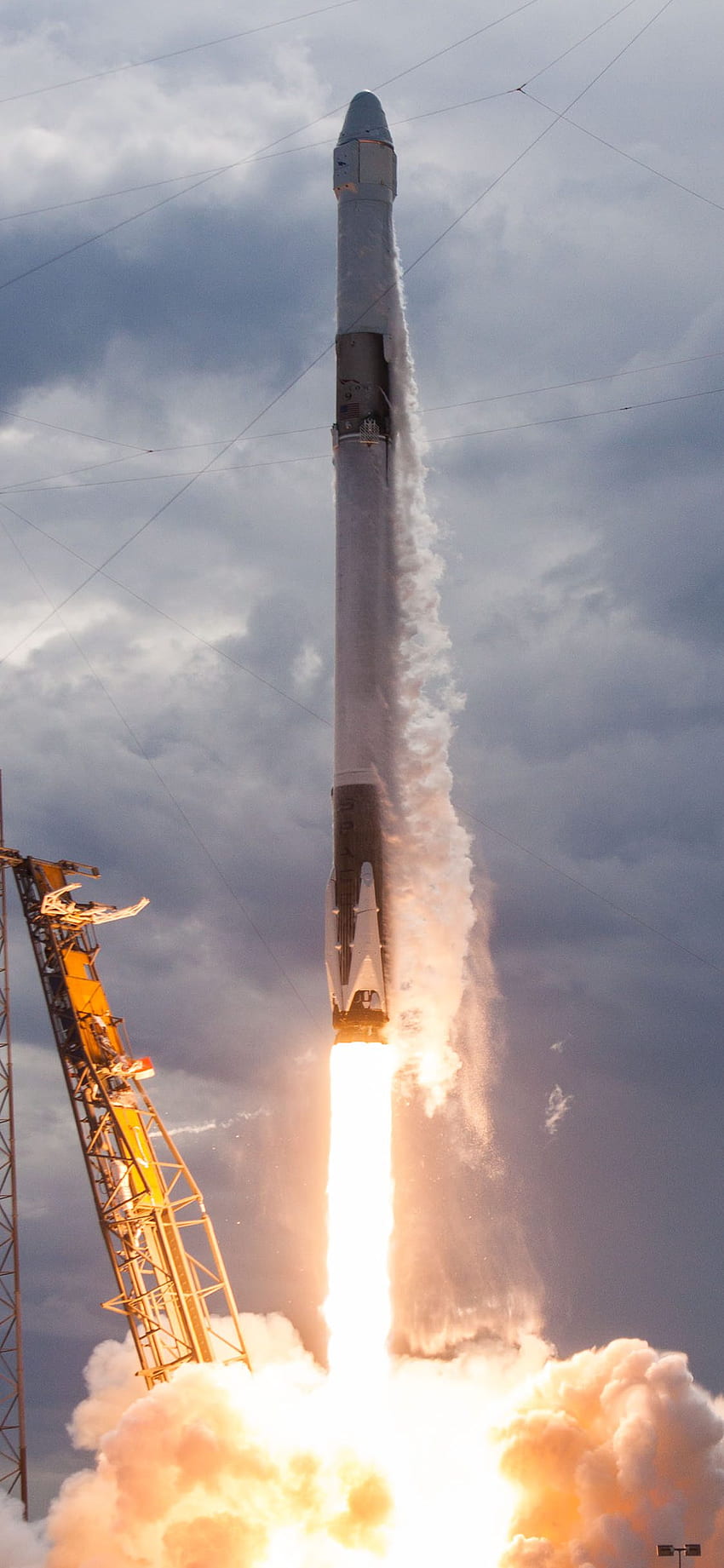 ロケット打ち上げiPhone - - - Tip、SpaceX HD電話の壁紙