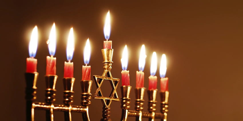 : hanukkah, candle, burning, fire, flame, fire HD wallpaper
