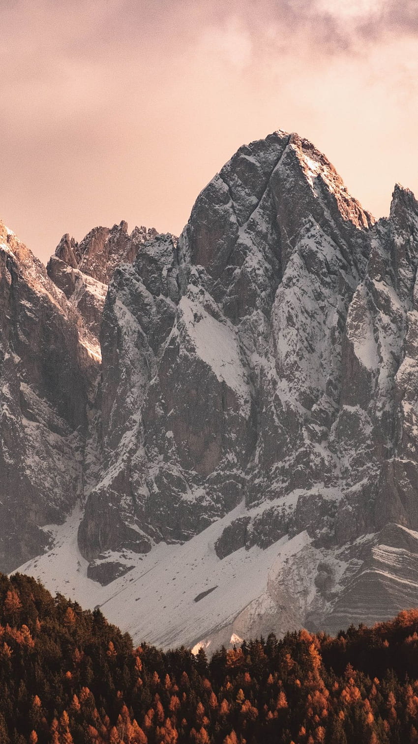 ロッキー山脈、秋、木々、自然、イタリア。 、Montanhas、Paisagens、ロッキー マウンテン フォール HD電話の壁紙