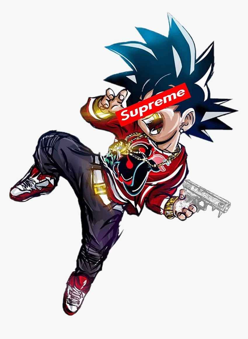 Download Anime Supreme Swag - Characters Flaunting Supreme Brand. Wallpaper  | Wallpapers.com