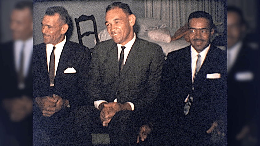 Líderes de hombres de negocios afroamericanos Líderes de hombres negros 1960 Vintage fondo de pantalla