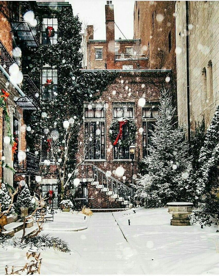 Boston. Massachuthes usa. Christmas aesthetic, Christmas , Holiday, Boston Snow HD phone wallpaper