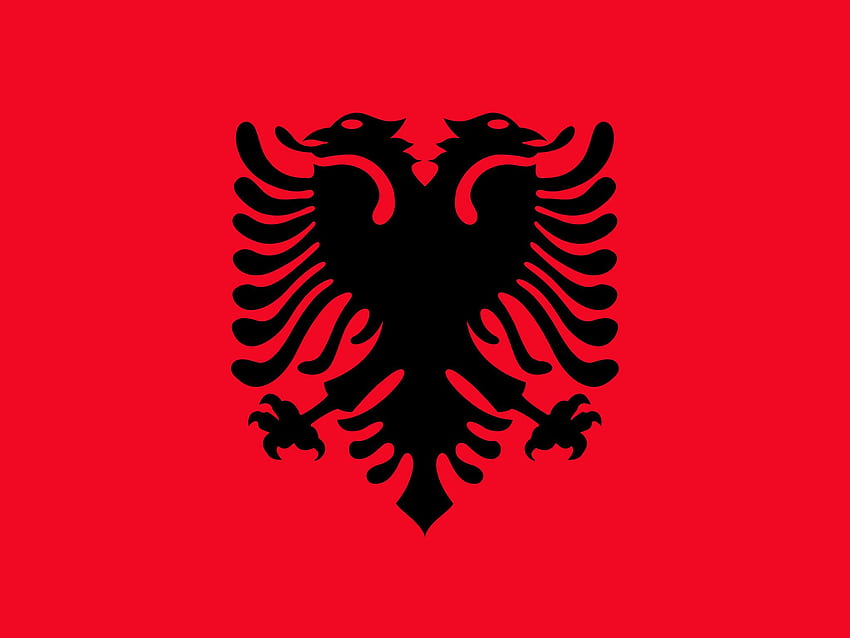 Albania Flag, Albanian Flag HD wallpaper