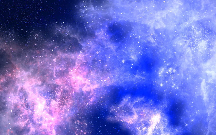 Wszechświat, gwiazdy, świecenie, połysk, światło, galaktyka Tapeta HD