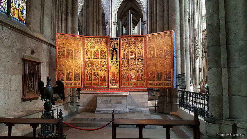 ケルン大聖堂の内部、ケルン、ケルン、大聖堂、ドイツ、ヨーロッパ 高画質の壁紙