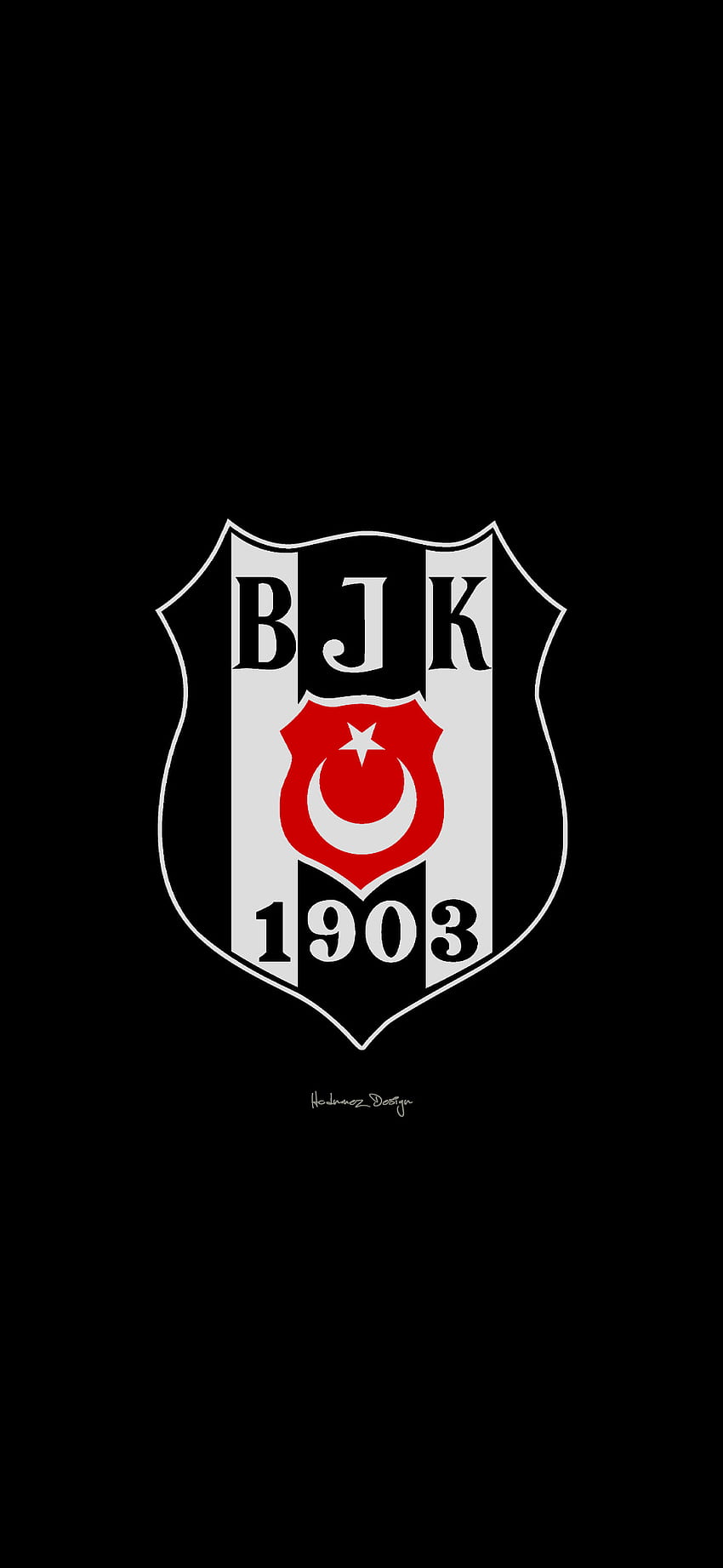 Beşiktaş, kartal, bjk, samsung, android, czarny, beşiktai, 1903, ios, iphone Tapeta na telefon HD