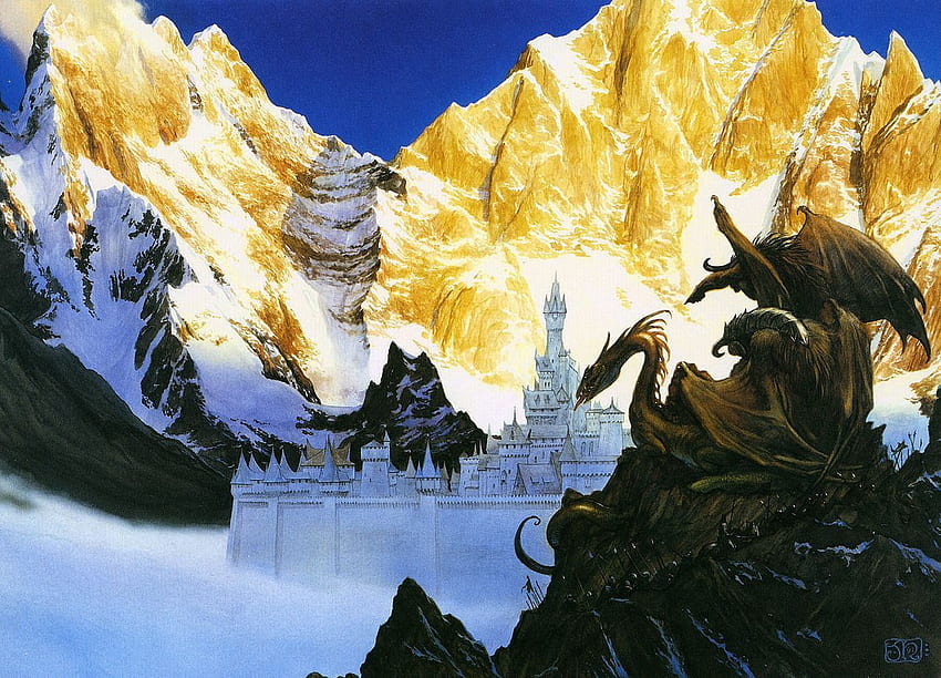 John Howe Pengepungan Gondolin. Seni Lotr, Tolkien, Seni Tolkien Wallpaper HD