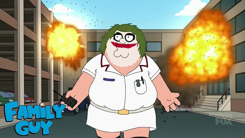 Aile adamı. S15E06 - Peter, Heath Ledger'ın Joker'i rolünde, Joker Hastanesi HD duvar kağıdı