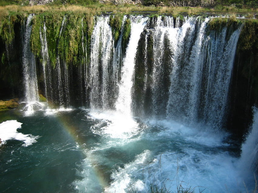 Зрманя, Хърватия, река, зрманя, хърватия, водопад, чист HD тапет