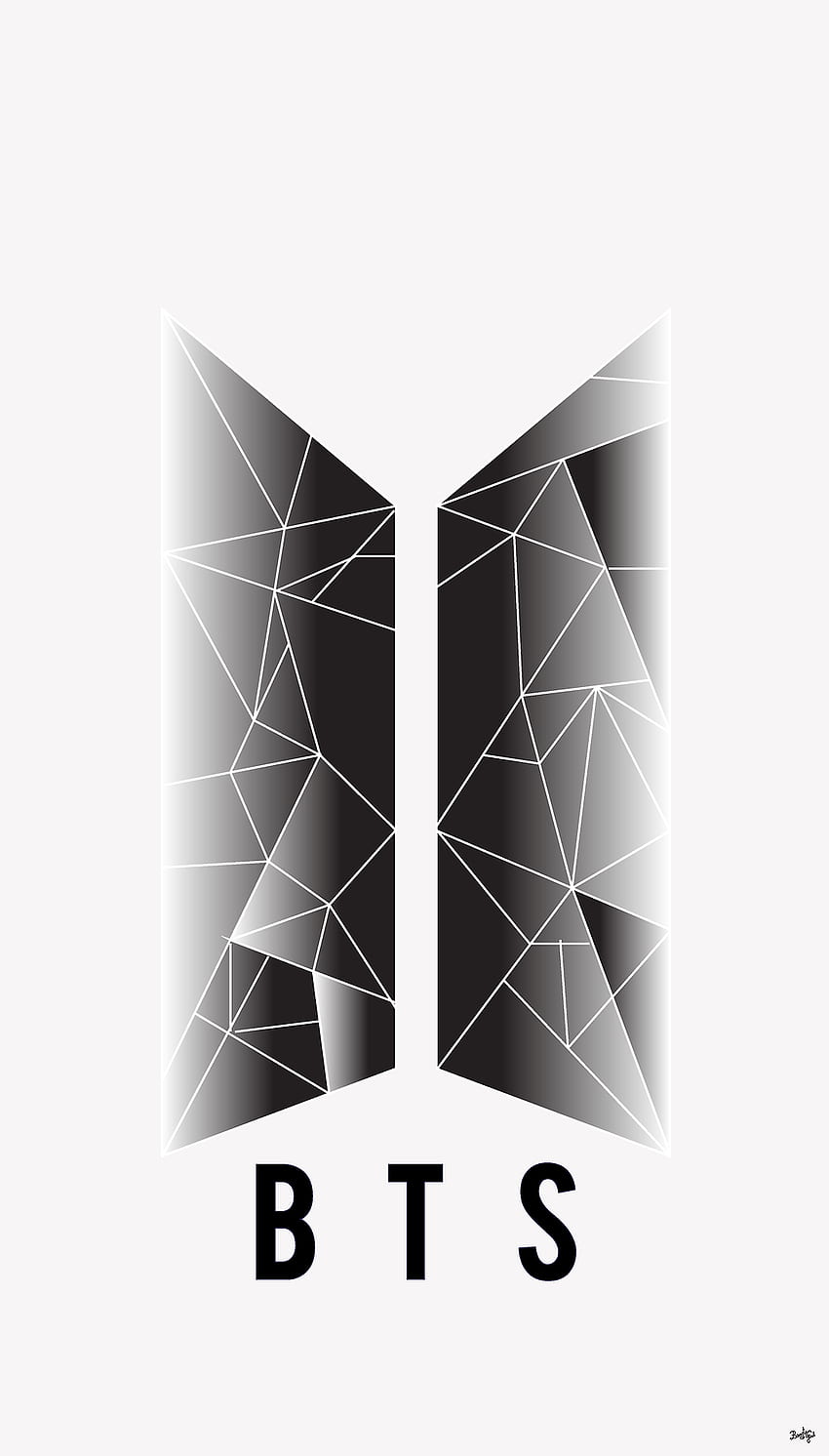 BTS-Symbol, BTS- und Armee-Logo HD-Handy-Hintergrundbild