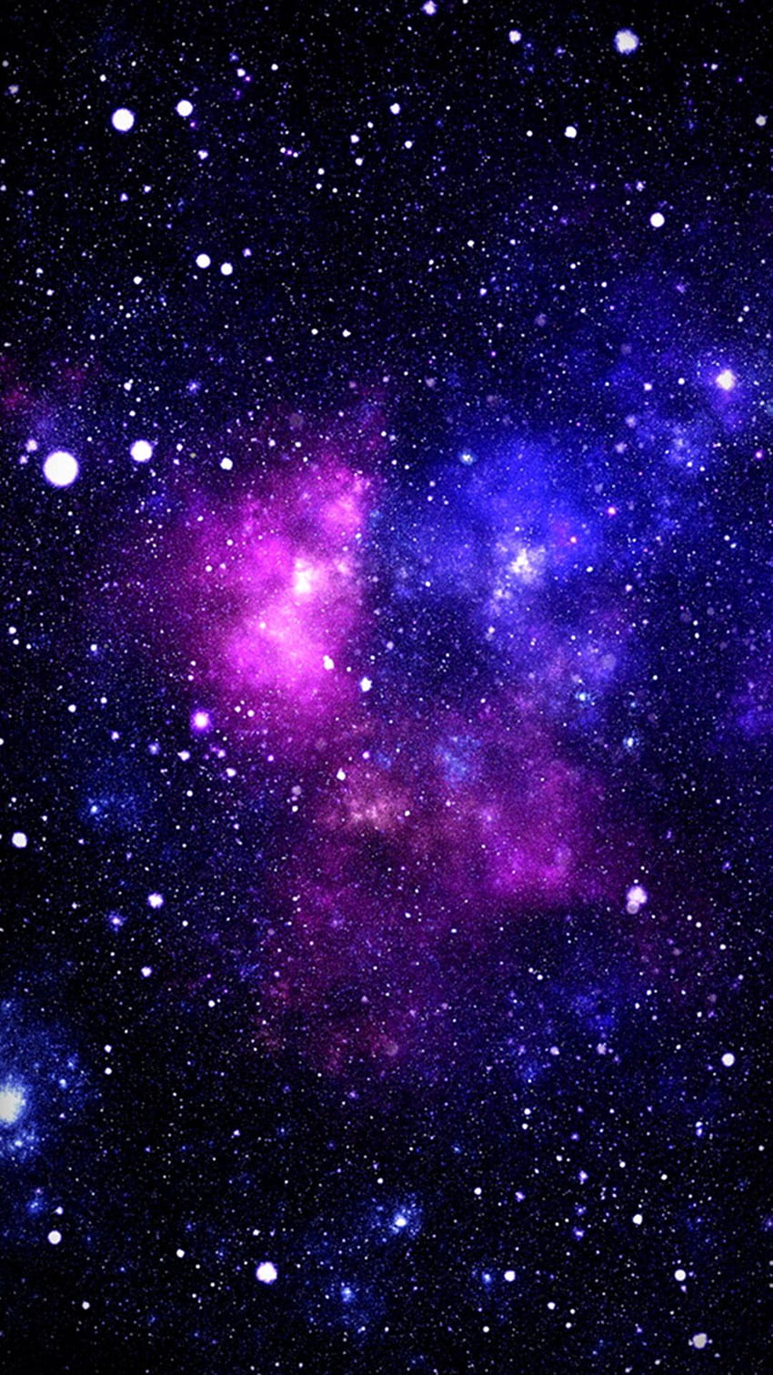 Galaxia púrpura y azul, galaxia rosa púrpura y azul fondo de pantalla del teléfono