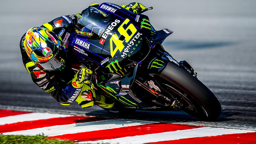 Valentino Rossi Yamaha Racing MotoGP 2019 HD wallpaper