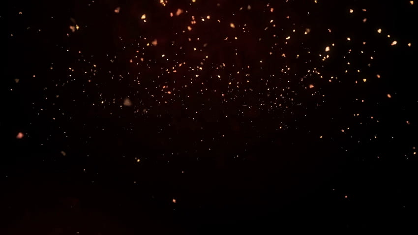 Spadające poruszające się cząstki matowe tło Filmik wideo, Cząsteczki ognia Tapeta HD