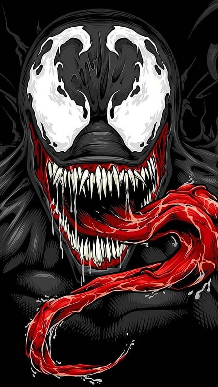 Venom, Black Venom HD phone wallpaper