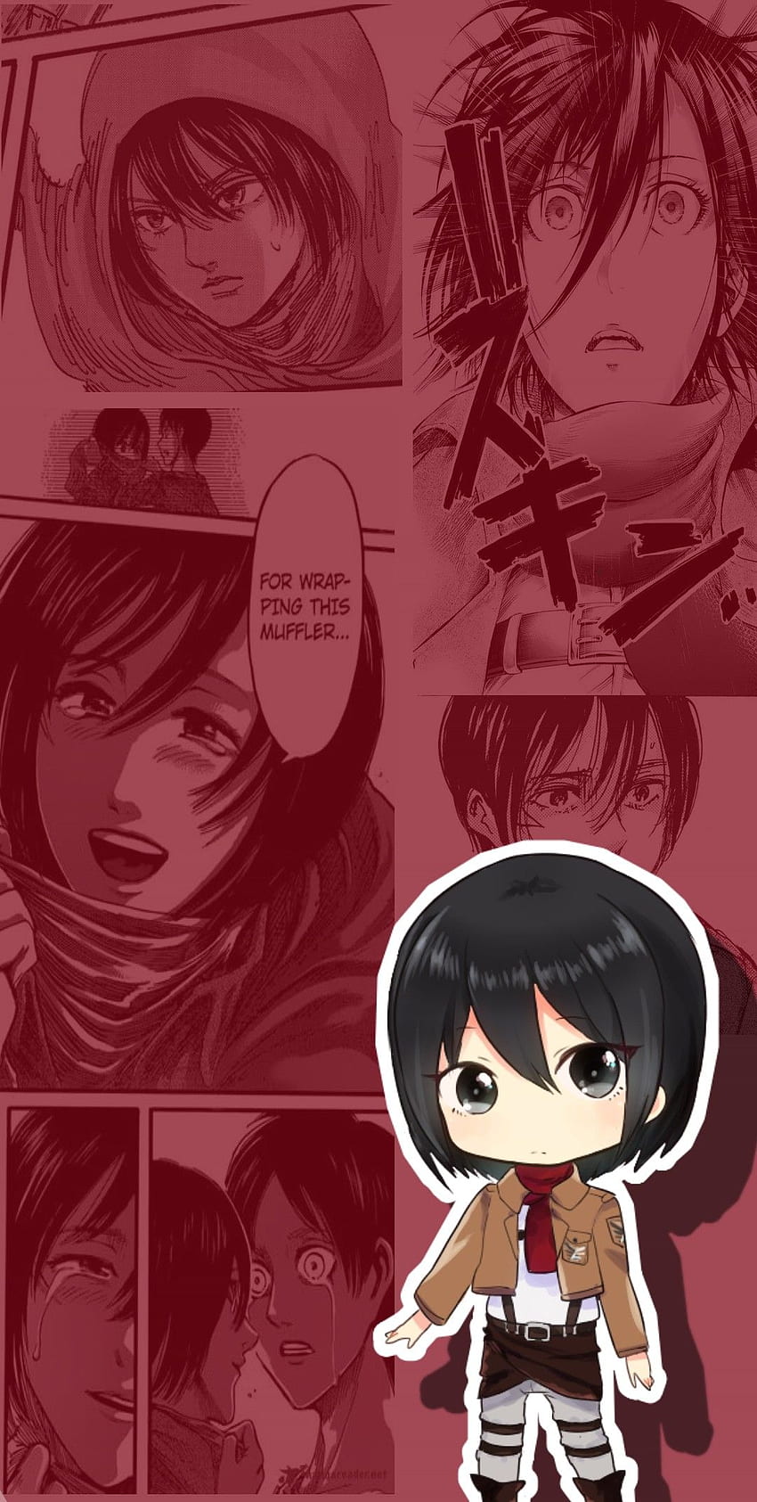 Mikasa Ackerman cute . Anime, Attack on titan, Duvar kağıdı, Mikasa Manga HD phone wallpaper