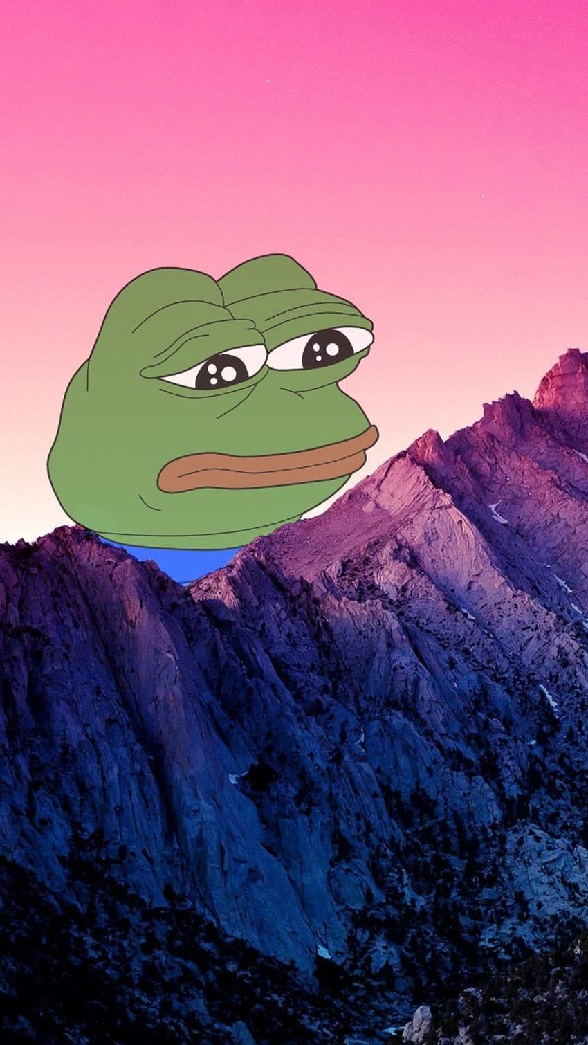 Lustige Memes, Pepe der Frosch, trauriger Pepe HD-Handy-Hintergrundbild