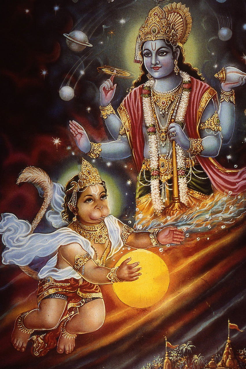 Senhor Rama e Hanuman. Hanumanji, Divindades hindus, Deuses hindus, Bebê Hanuman Papel de parede de celular HD
