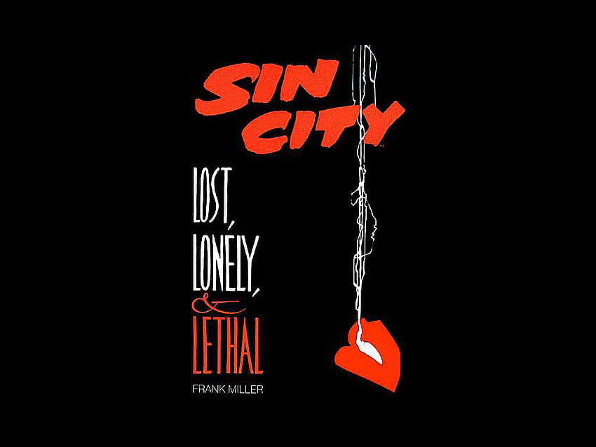 Sin City, 만화, 입술, 도시, 죄 HD 월페이퍼