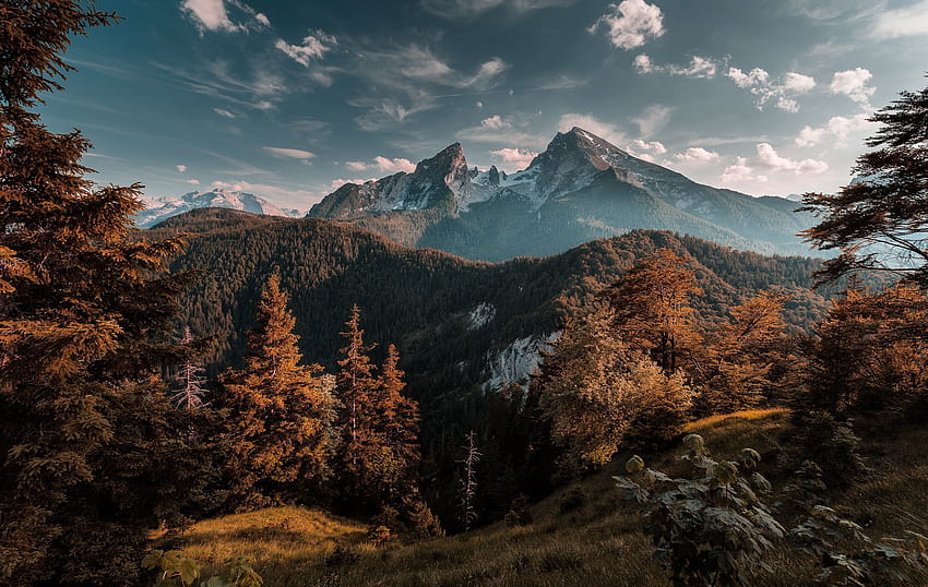 Watzmann! Berchtesgaden Bavyera Almanya. Yazan Stefan Klauke 2048 x, Orman Dağı HD duvar kağıdı