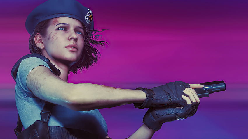 Jill Valentine Resident Evil 3 Remake Resident Evil Videospiele K HD-Hintergrundbild