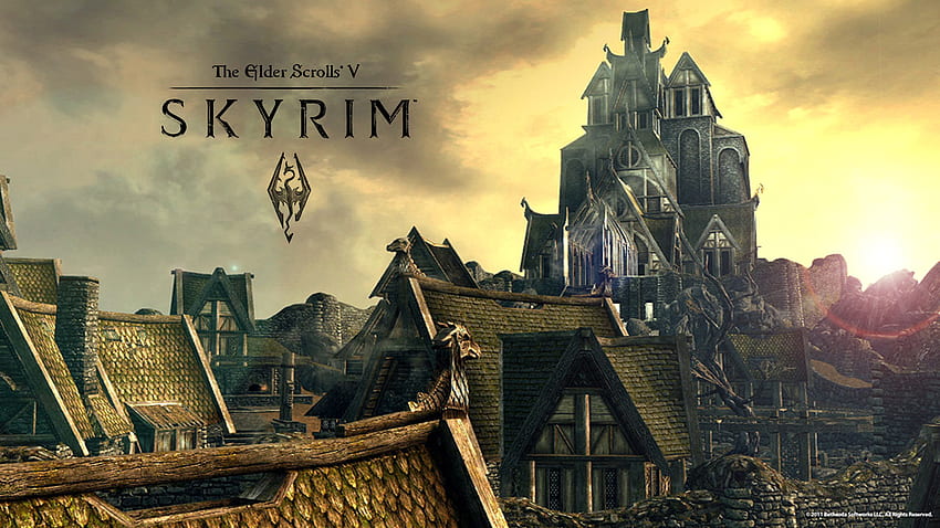 Games TES V Skyrim Village Roofs [] for your , Mobile & Tablet. Explore Skyrim . Skyrim , Skyrim , Skyrim Logo, Skyrim HD wallpaper
