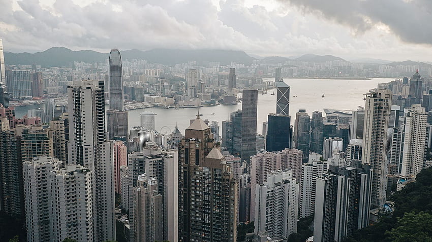 Geleceğin eski şehri Hong Kong. bir gezi günlüğü HD duvar kağıdı