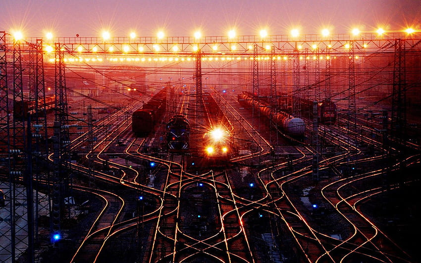 Fundo da estação ferroviária, Indian Railways papel de parede HD