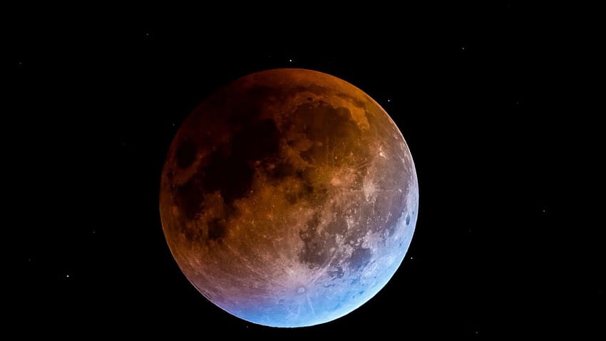 Super Blue Blood Moon HD wallpaper