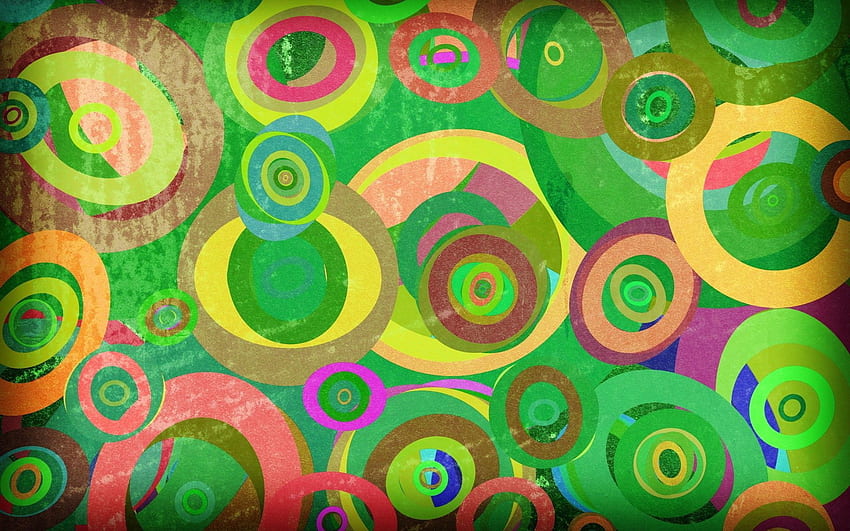 Circles, Bright, Multicolored, Motley, Texture, Textures, Pencil HD ...