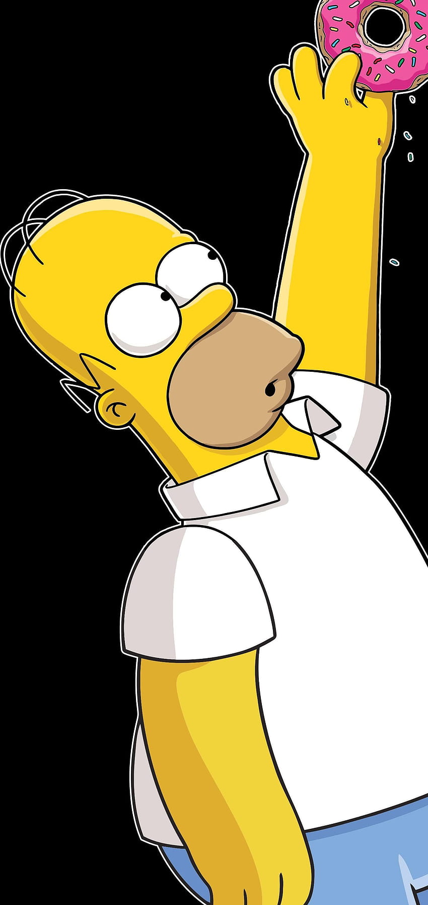 Homer Simpson, Homer Ciambelle Sfondo del telefono HD
