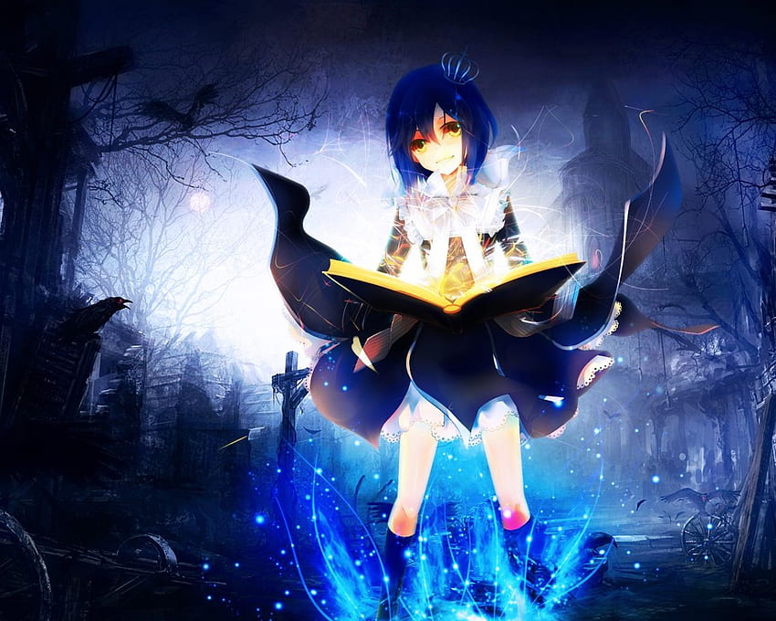 Magic Anime, Black Magic Girl Anime HD wallpaper