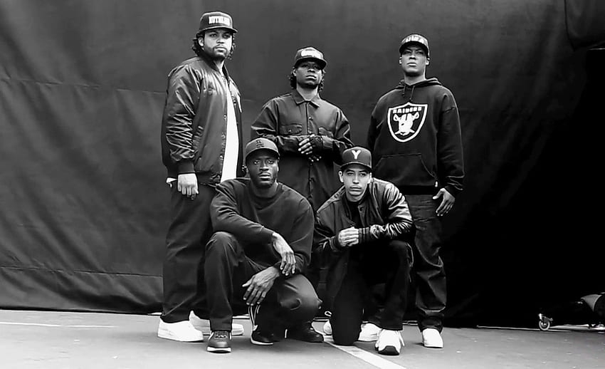 STRAIGHT OUTTA COMPTON rap rappeur hip hop gangsta nwa biographie, NWA Group Fond d'écran HD