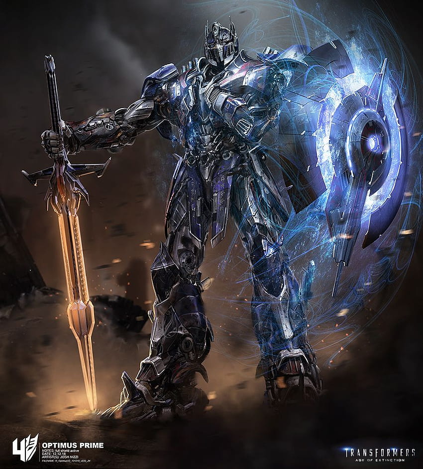 This early concept art from Transformers age of extinction shows, Optimus HD phone wallpaper
