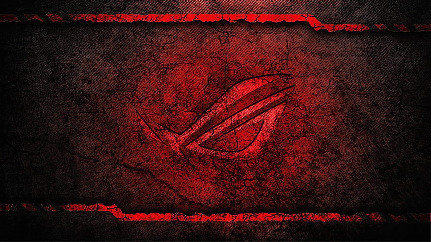 Asus Full and Background, Red Hex HD wallpaper