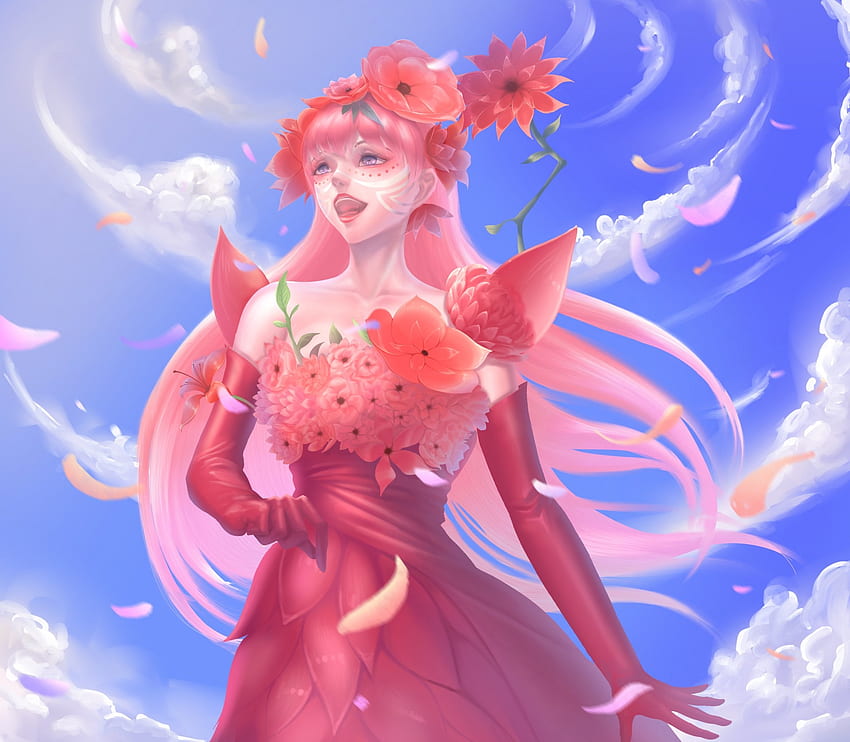 Download Belle Anime Pink Hair Wallpaper  Wallpaperscom