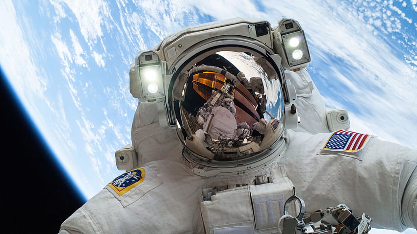 Fondos de pantalla astronauta de la NASA en el espacio Un, NASA 3840 X 2160 HD тапет