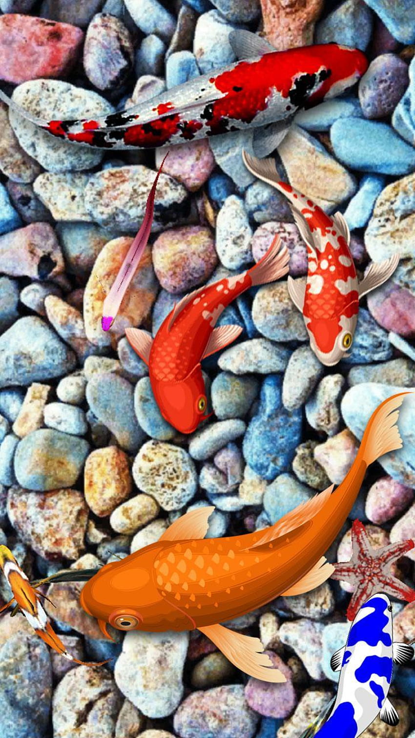 Koi Fish 3D - Screensaver Ikan Air 3D untuk Android wallpaper ponsel HD ...