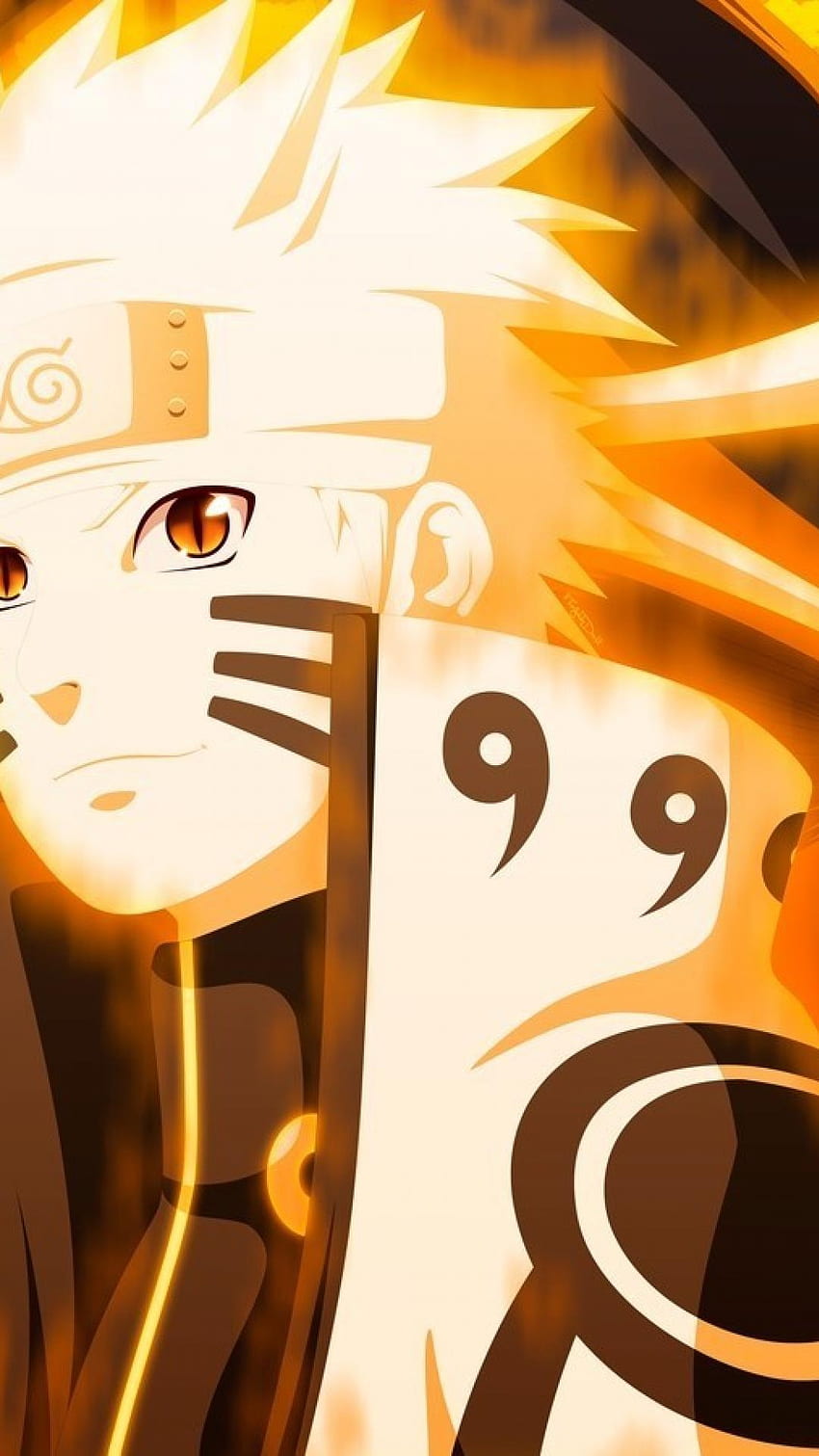 Kurama Kyuubi Naruto: Chakra-Modus Shippuden Uzumaki Naruto, Naruto Modo Kurama HD-Handy-Hintergrundbild