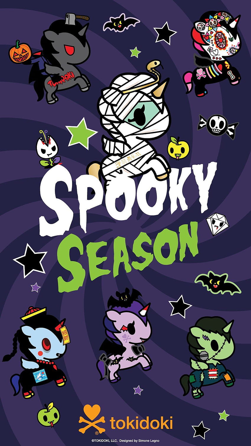 Halloween Unicorno – tokidoki, Spooky Season HD phone wallpaper