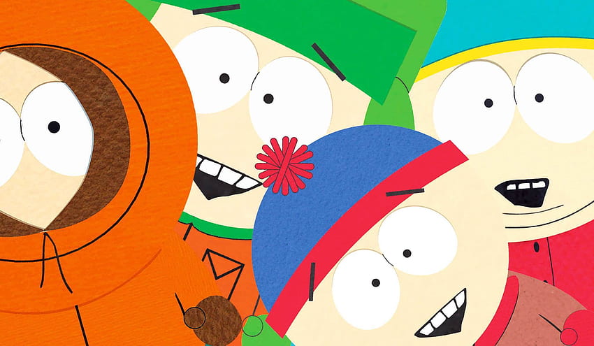 South Park, Kenny McCormick, Kyle Broflovski, Stan Marsh, Eric Cartman, Randy Marsh papel de parede HD