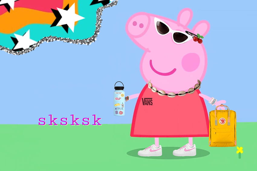 memes, Peppa Pig VSCO Girl HD wallpaper