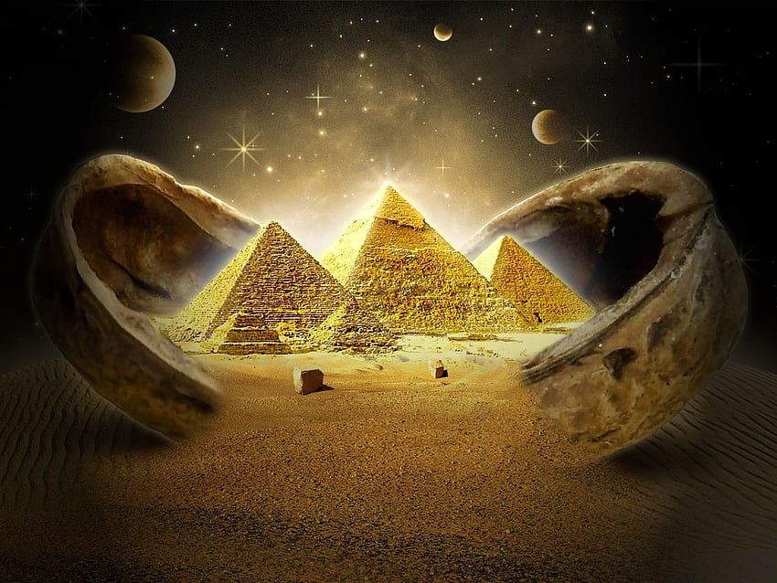Pieno Egitto Per, Fresca Piramide Sfondo HD