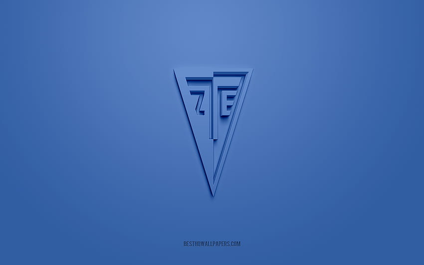 Zalaegerszegi TE, creative 3D logo, blue background, NB I, 3d emblem, Hungarian football club, Hungary, 3d art, football, Zalaegerszegi TE 3d logo HD wallpaper