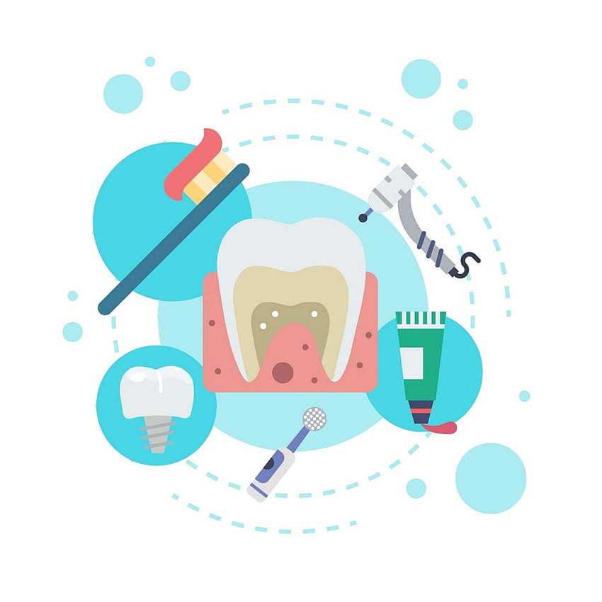 dental, salud dental, implantes dentales, dentista, odontología, salud, salud bucal, dientes, diente, cepillo de dientes, pasta de dientes - Genial, cuidado dental fondo de pantalla del teléfono
