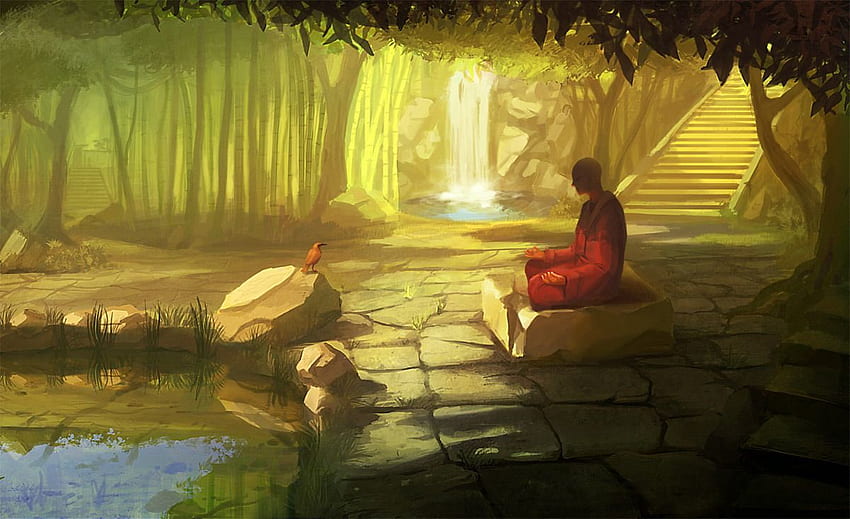 Citas de Buda sobre la madre naturalezaQuotesGram 917 - Buda Profundo, Meditación fondo de pantalla