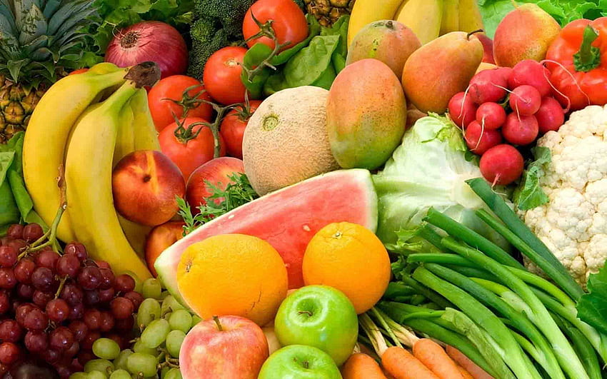 Ripe Fruit - Summer Season Fruits Vegetables - & Background, Fruits and Vegetables High Resolution HD wallpaper
