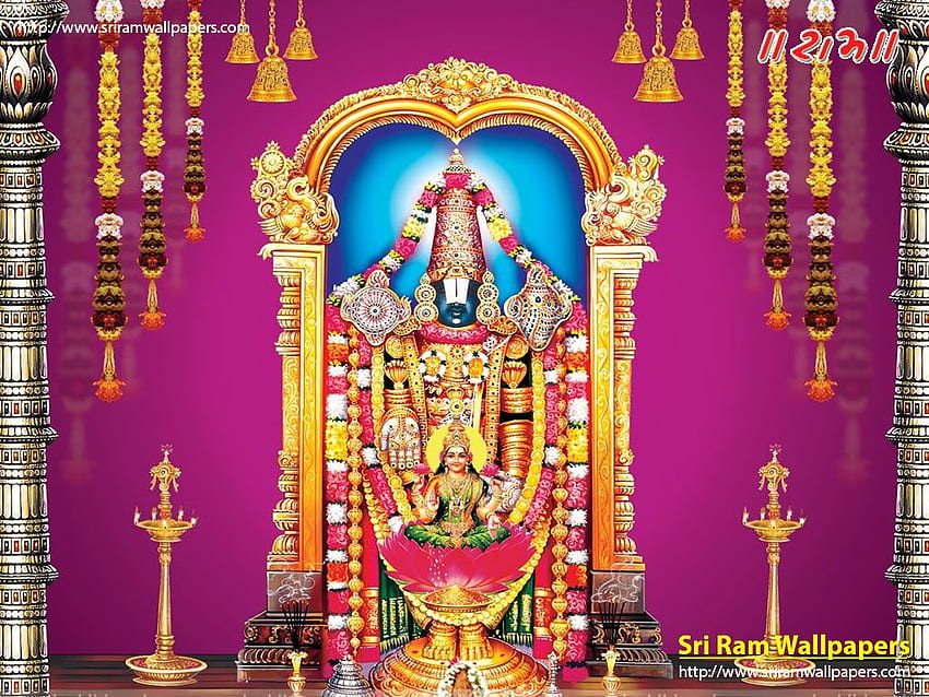 Sri Venkateswara Swamy, Vaari Aalayam, Lord Venkateswara HD wallpaper